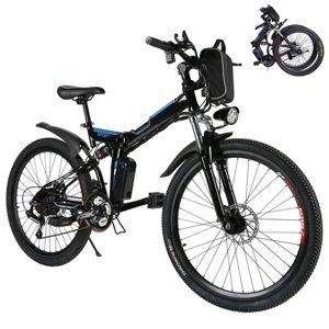 Kaluo Men's Folding Electric Mountain Bike with 36V 250W Lithium-Ion Battery and LED Light Review