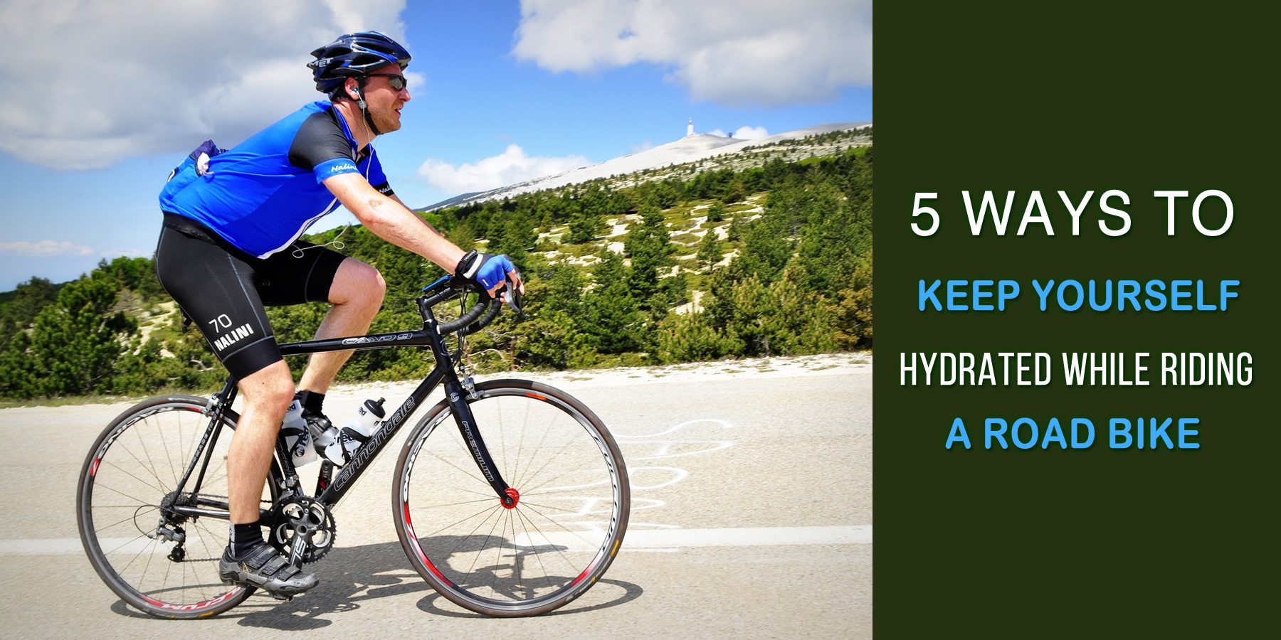 5 Ways to Keep Yourself Hydrated While Riding A Road Bike
