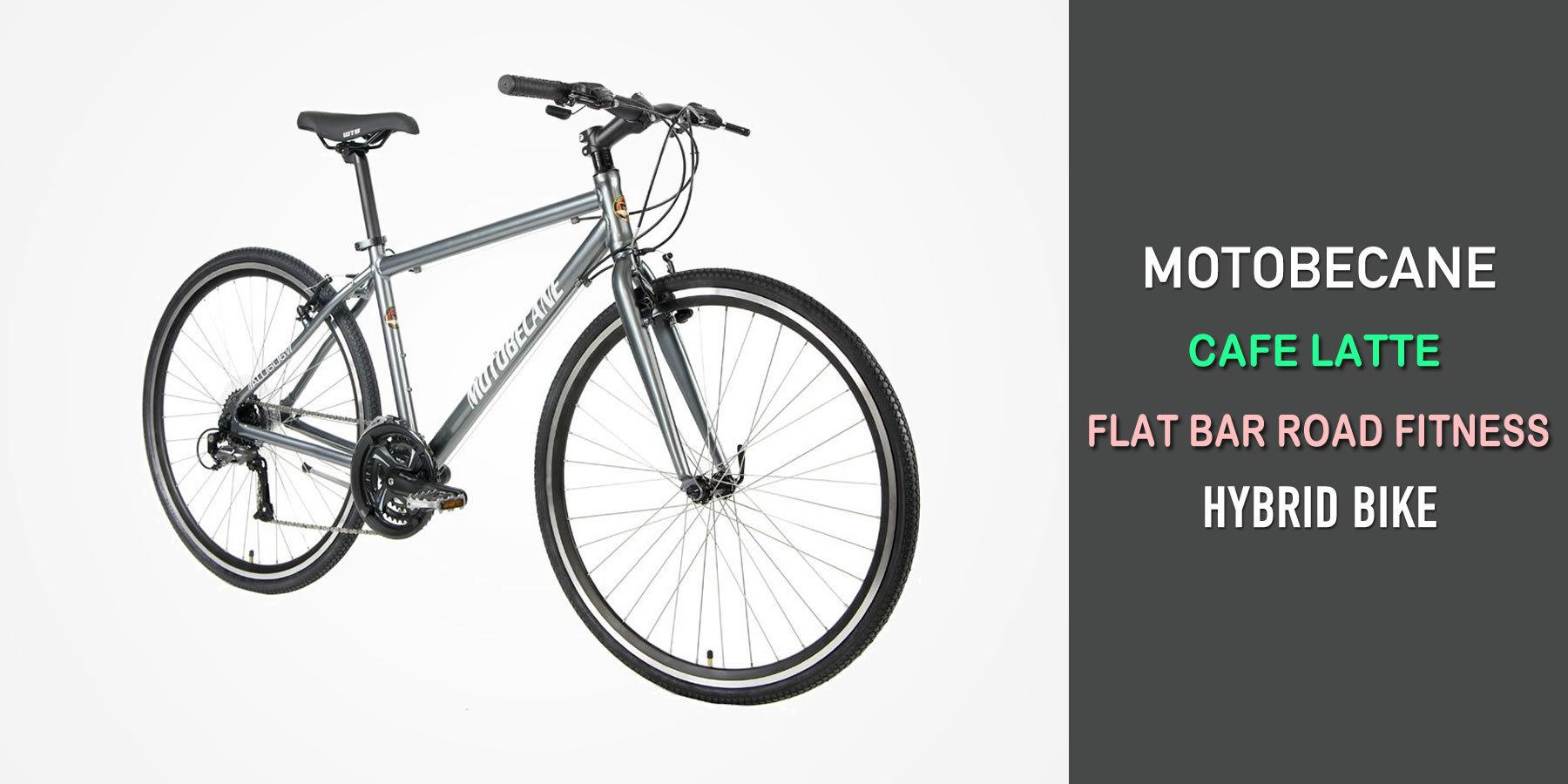 Motobecane Cafe Latte Flat Bar Road Fitness Hybrid Bike Review