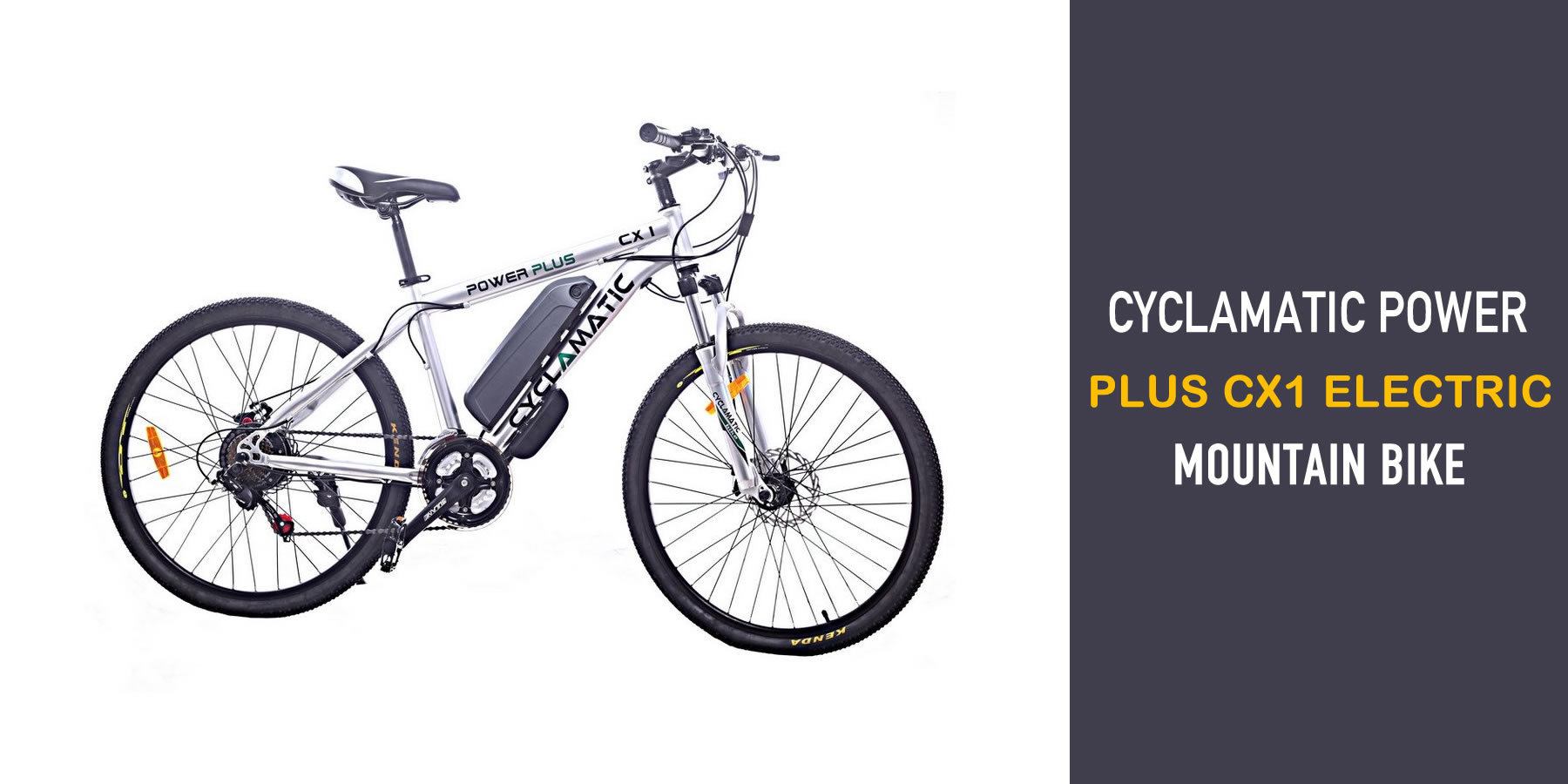 Cyclamatic Power Plus CX1 Electric Mountain Bike Review