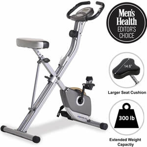 Exerpeutic Folding Magnetic Upright Exercise Bike with Pulse Review
